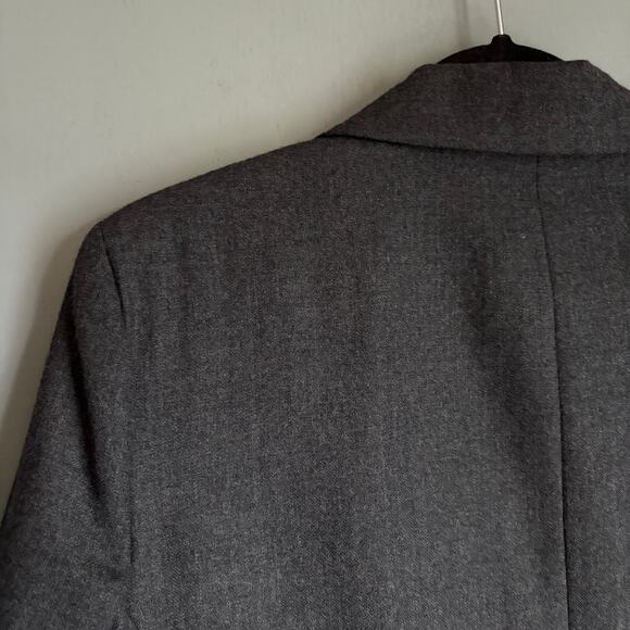 Vintage NEIMAN MARCUS Women's 22W Dark Grey Wool Blazer Classic Plus Career - Picture 6 of 10